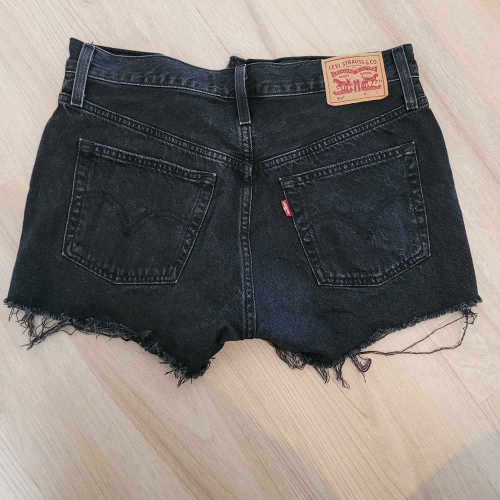 Levi's Dark Denim Jean Shorts